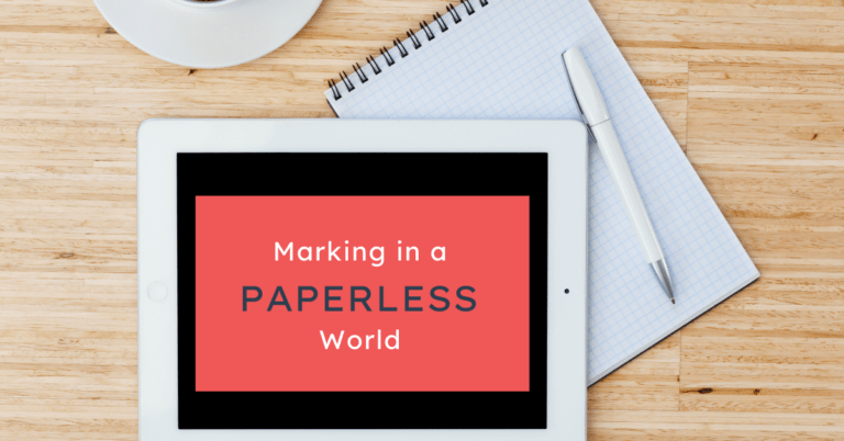 Marking in a paperless world