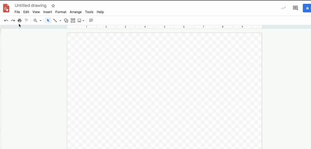 Changing the dimensions of a Google Drawing canvas