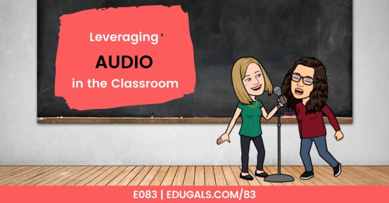 Leveraging audio in the classroom