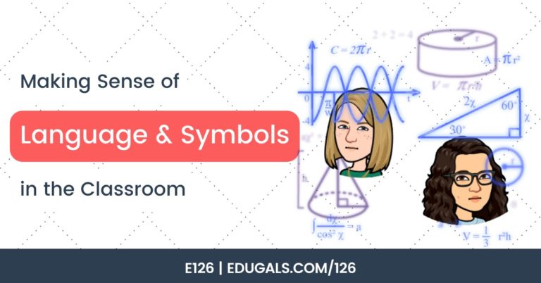 Making sense of language and symbols in the classroom